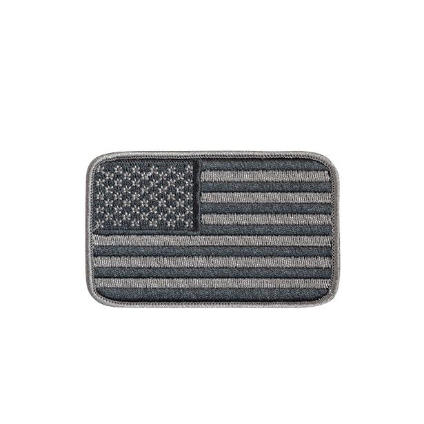 American Flag Embroidered Patch Morale Patch® Armory Grey 