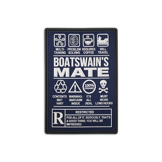 Boatswain's Mate PVC Patch Morale Patch® Armory