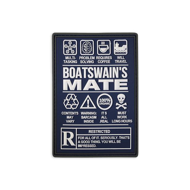 Boatswain's Mate PVC Patch Morale Patch® Armory 