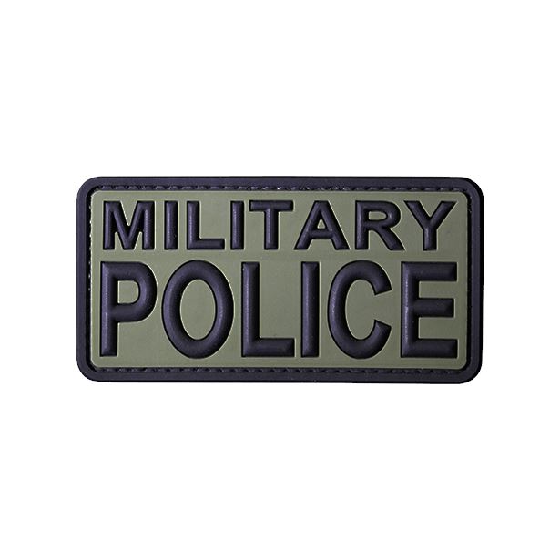 Military Police PVC Patch Morale Patch® Armory OD Green 