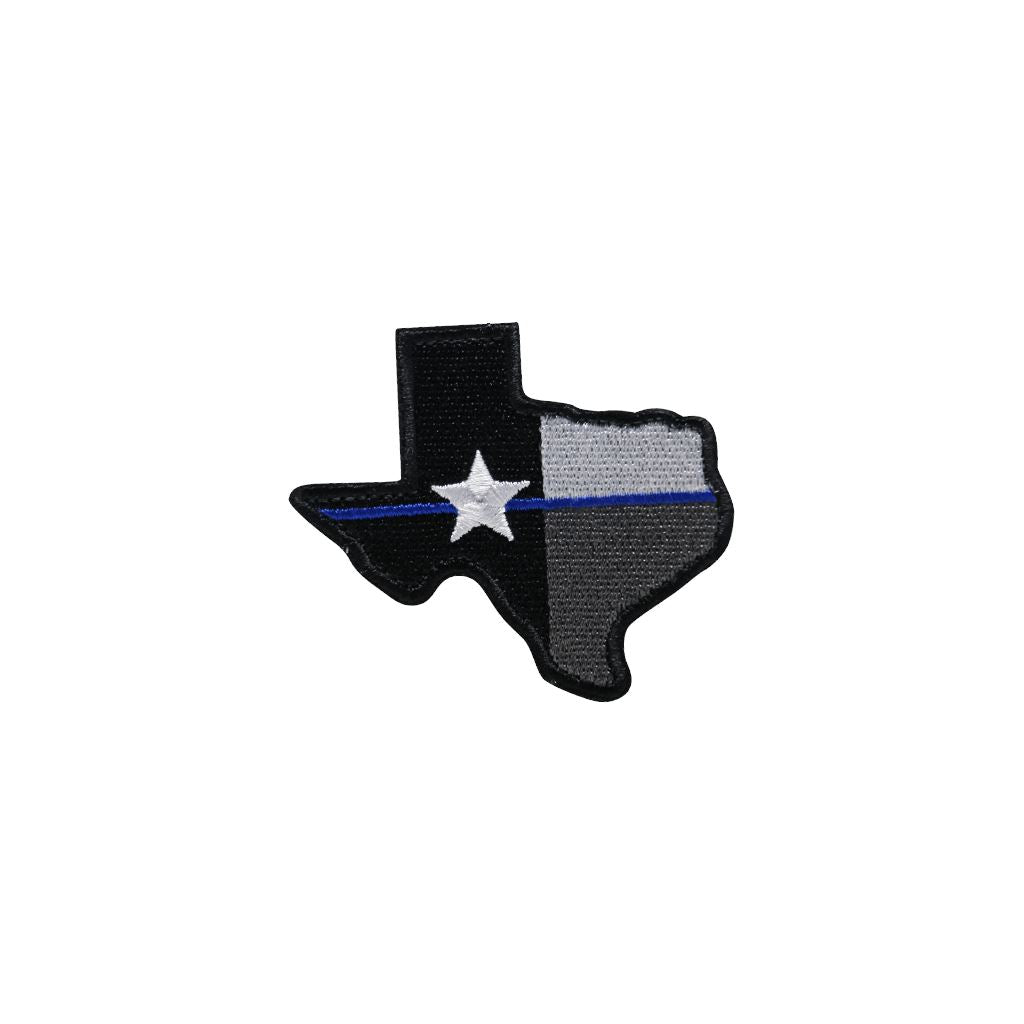 Texas State Patch Embroidered Patch Morale Patch® Armory Thin Blue Line 
