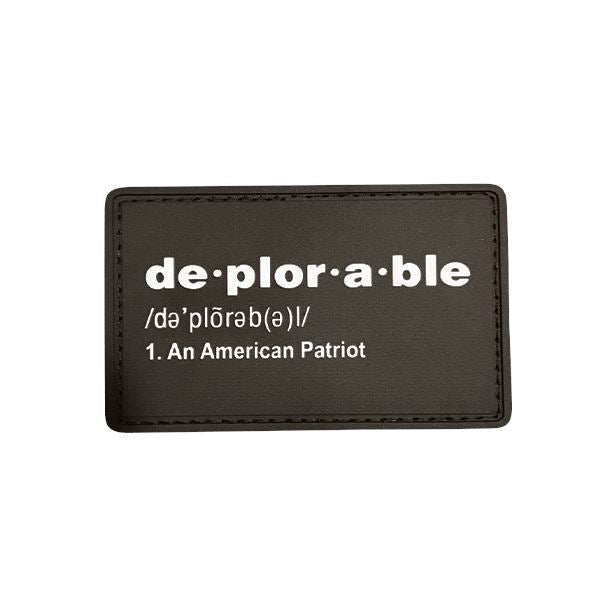 Deplorable Defined PVC Patch Morale Patch® Armory 