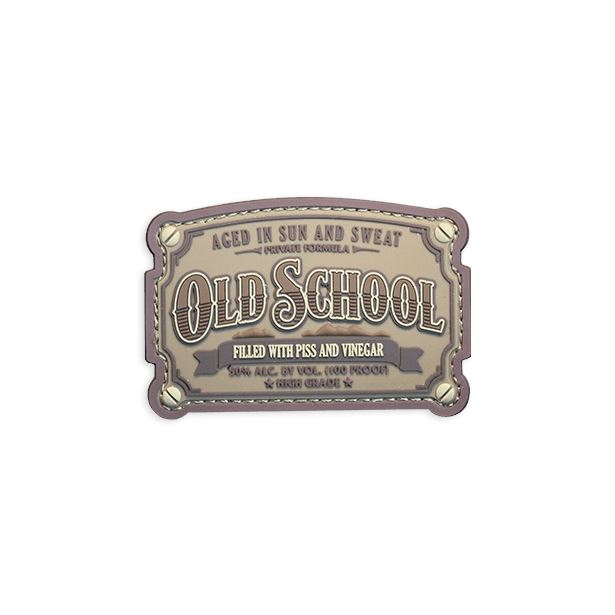 Old School PVC Patch Morale Patch® Armory Desert