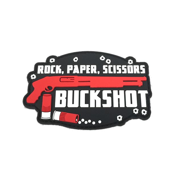 Rock, Paper, Scissors Buckshot PVC Patch Morale Patch® Armory 