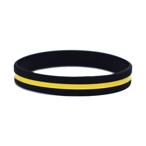 Thin Yellow Line Bracelet Bracelet Morale Patch® Armory Thin Yellow Line 