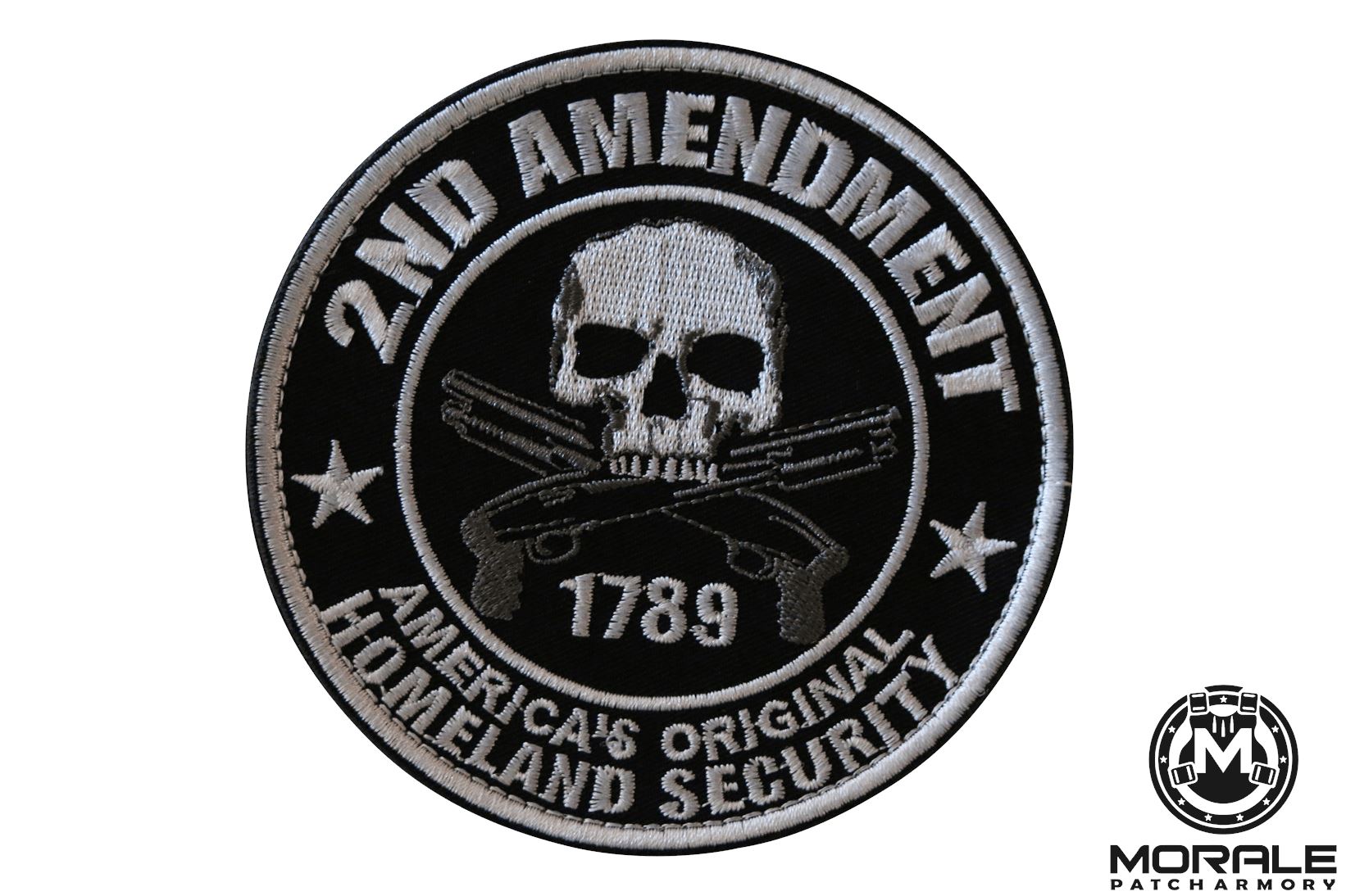 Second Amendment 1789 Embroidered Patch Morale Patch® Armory 