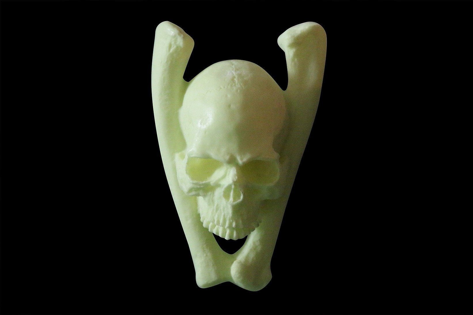 Bone Skull 3D Resin Morale Patch Morale Patch® Armory 