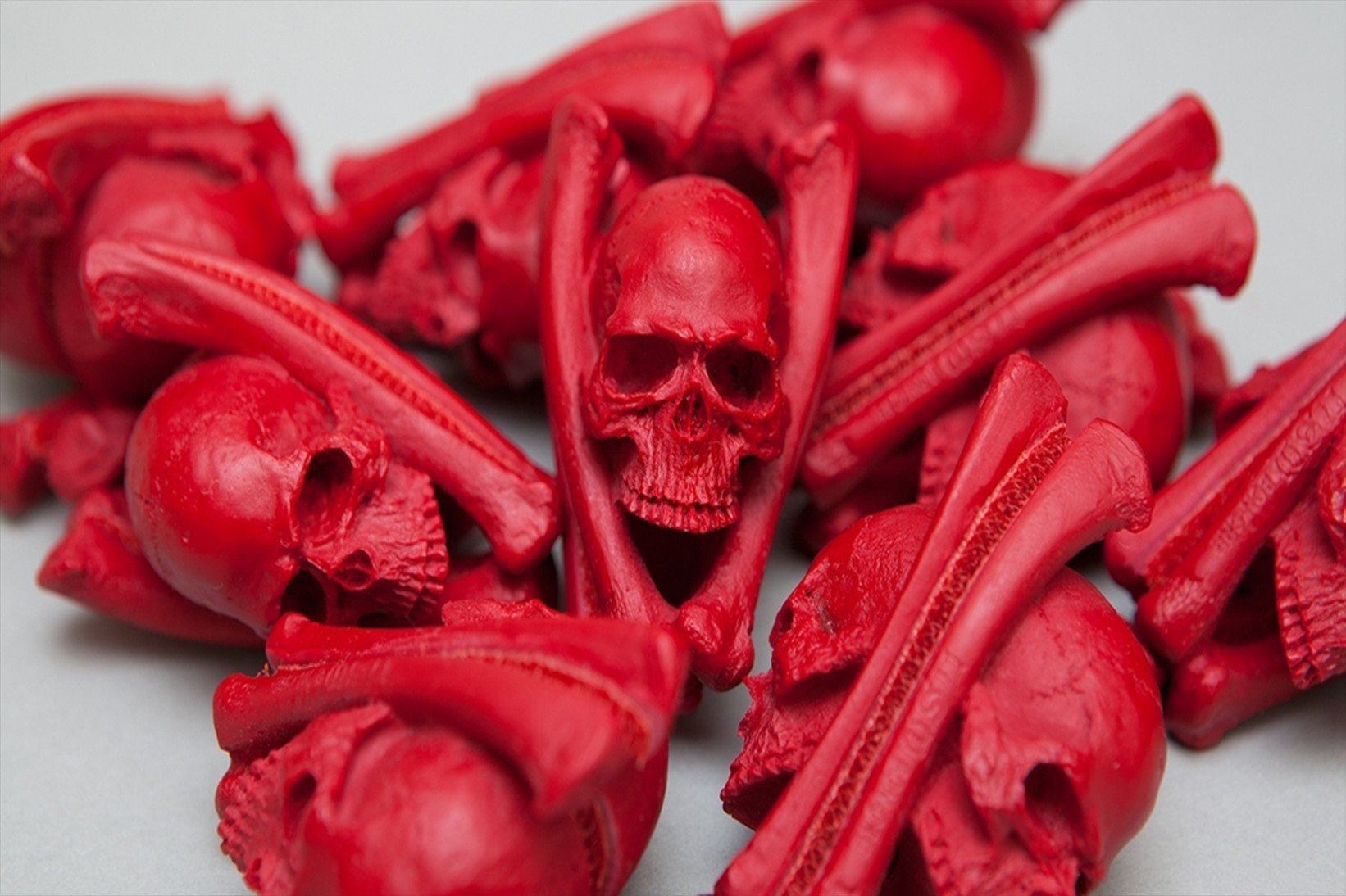 Bone Skull 3D Resin Morale Patch Morale Patch® Armory 
