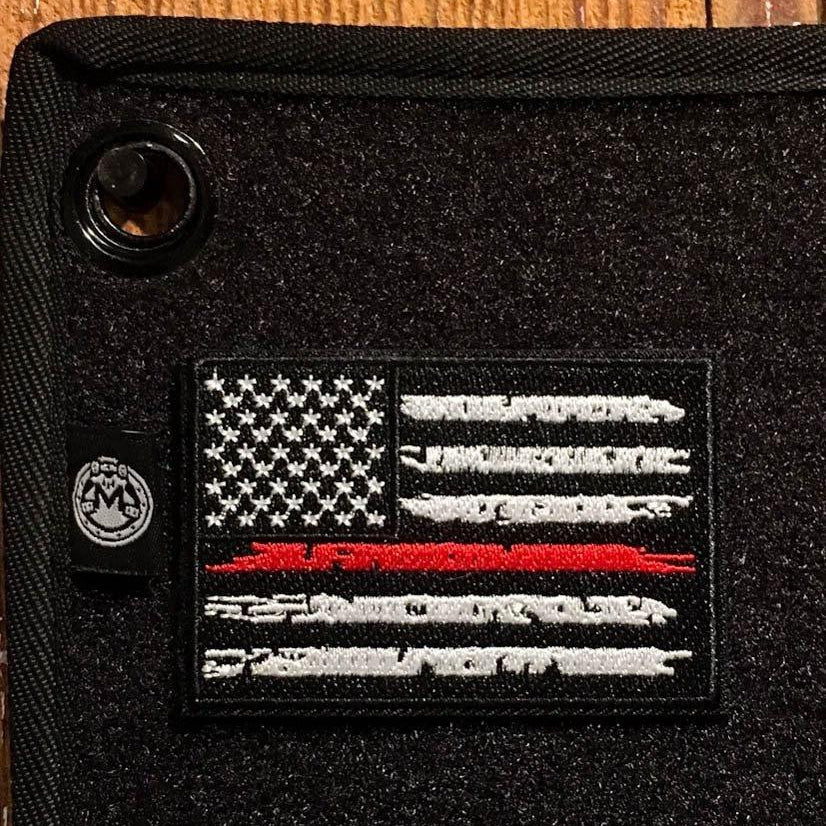 Thin Red Line Embroidered Patch Morale Patch® Armory 