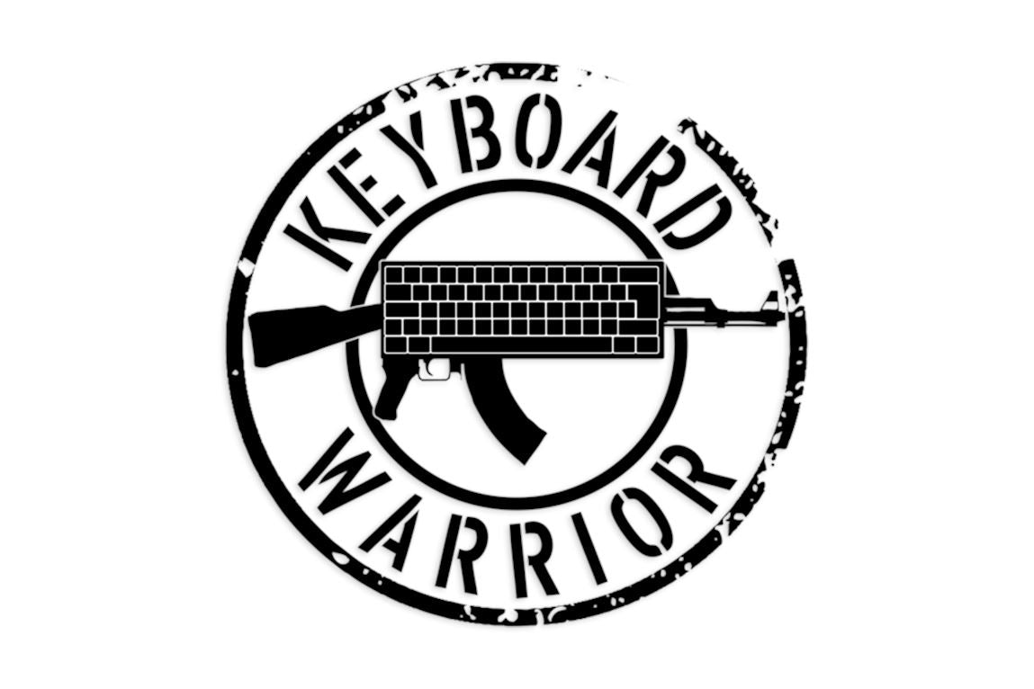 Keyboard Warrior Decal Sticker/Decal Morale Patch® Armory 