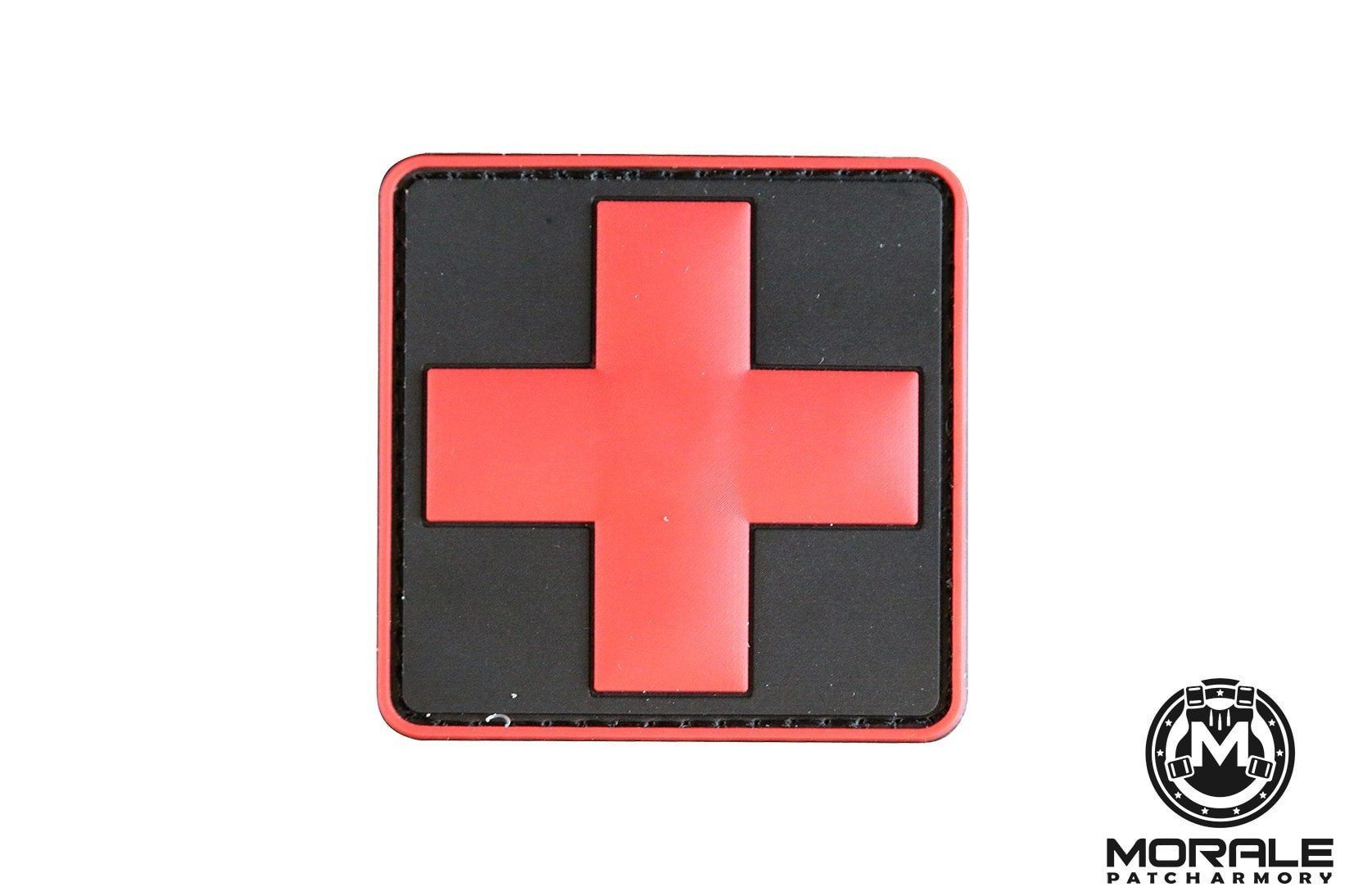 Medical/First Aid PVC Patch Morale Patch® Armory Black 