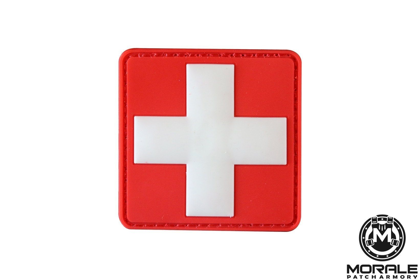 Medical/First Aid PVC Patch Morale Patch® Armory Red 