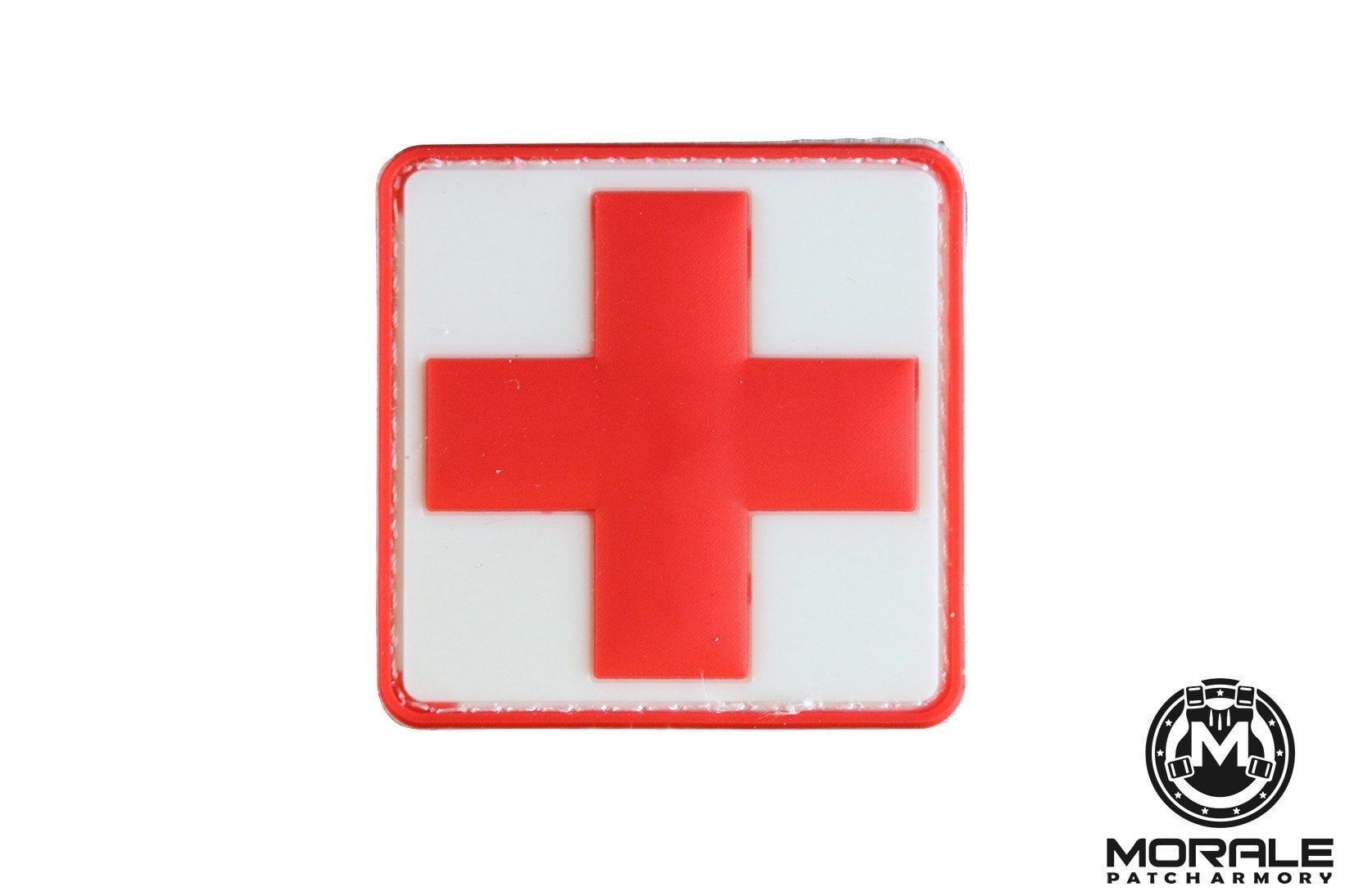 Medical/First Aid PVC Patch Morale Patch® Armory White 