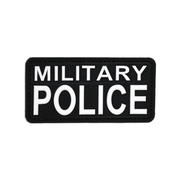 Military Police PVC Patch Morale Patch® Armory Black 