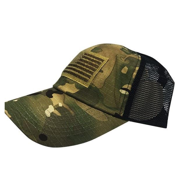 Multicam Mesh Patch Hat Tactical Cap Morale Patch® Armory 