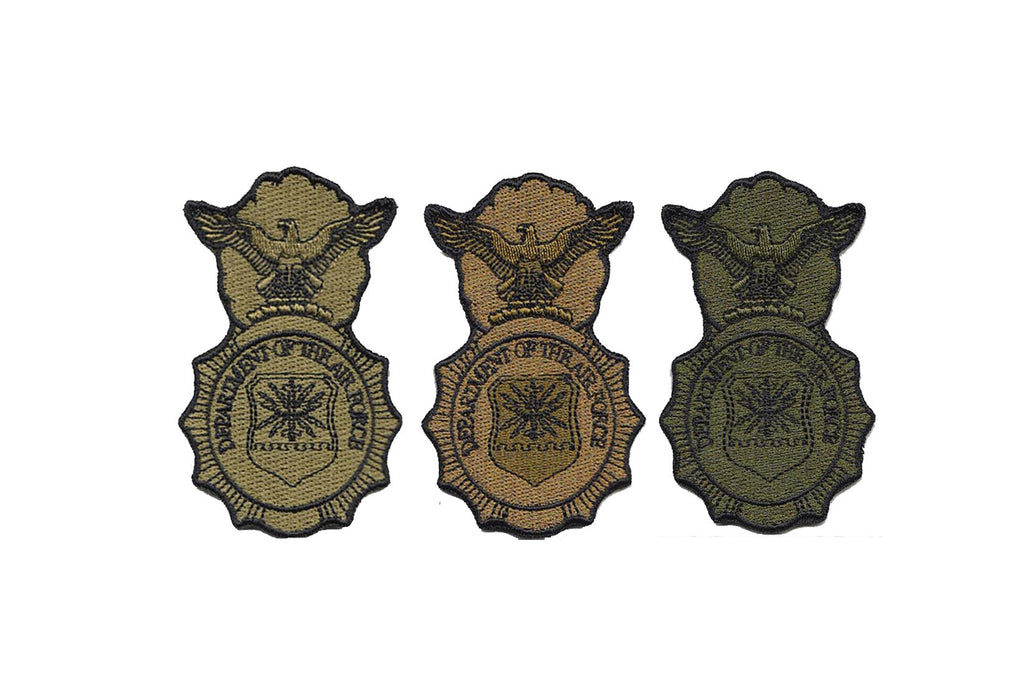 USAF Security Forces Badge Patch Embroidered Patch Morale Patch® Armory 