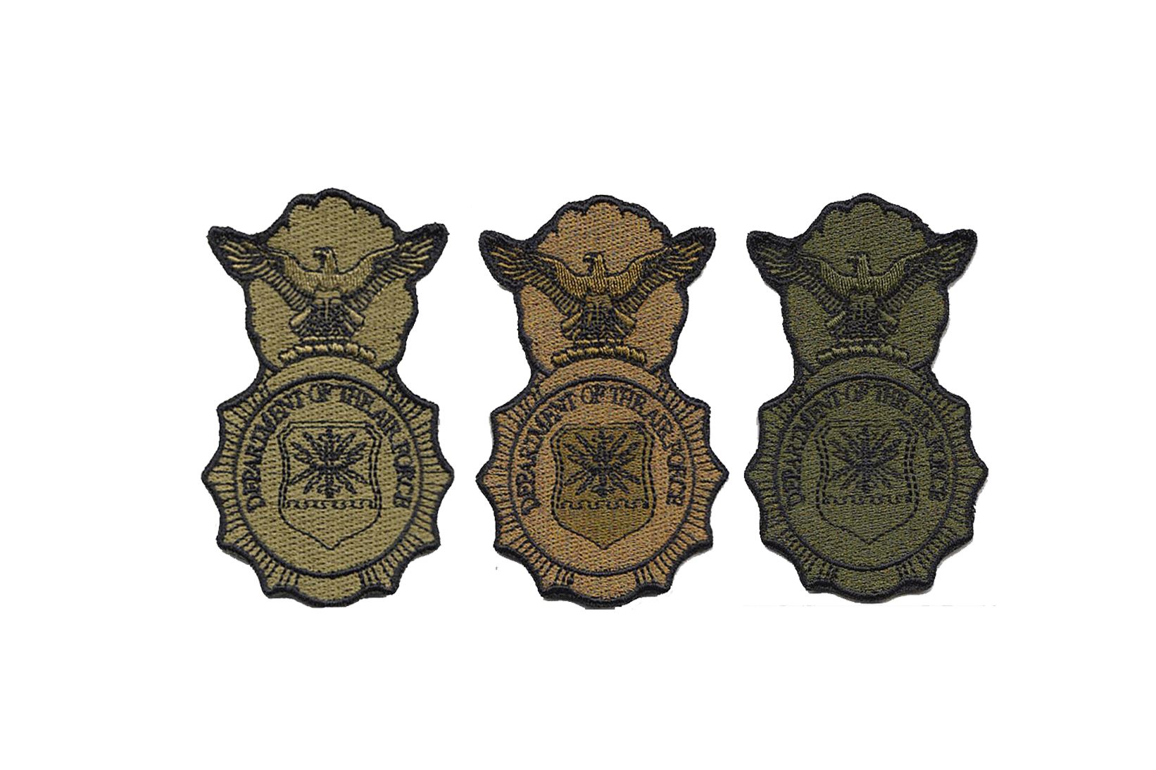 USAF Security Forces Badge Patch Embroidered Patch Morale Patch® Armory 