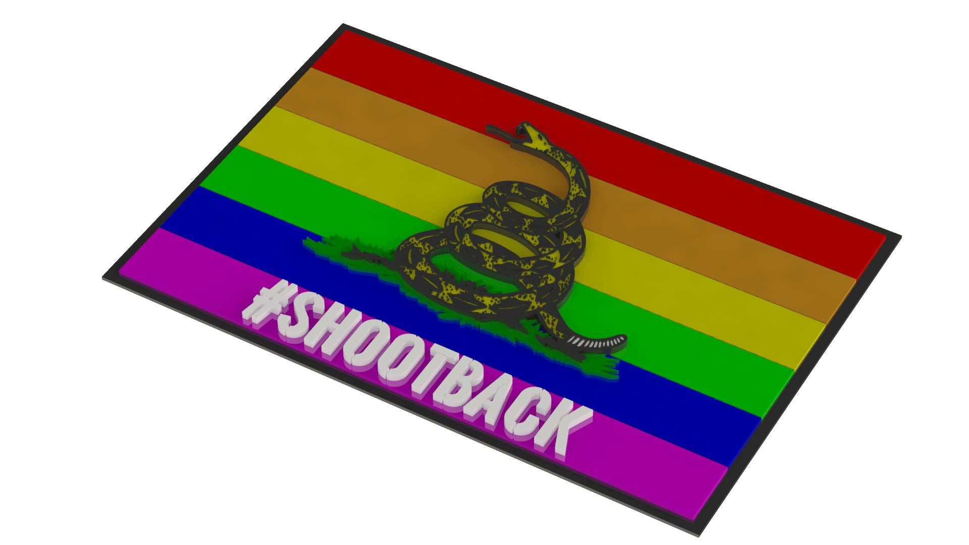 #Shootback PVC Patch Morale Patch® Armory 