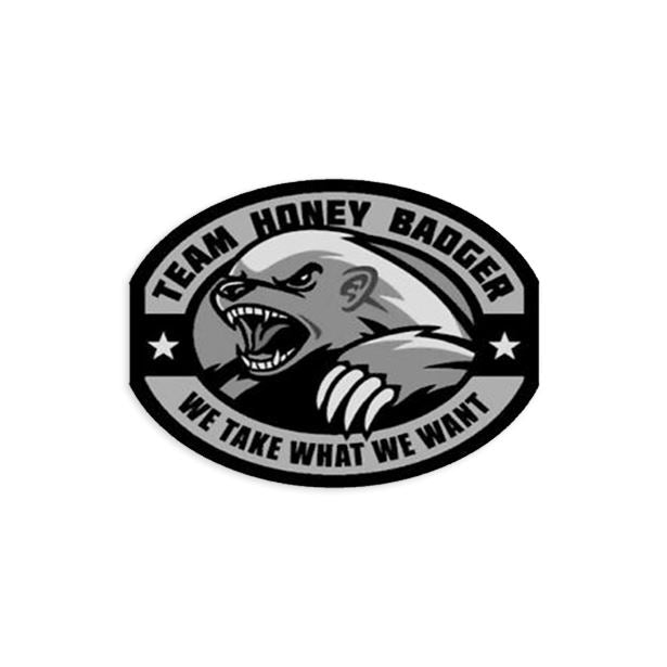 Honey Badger Decal Sticker/Decal Morale Patch® Armory Swat 