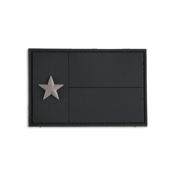 Texas Flag Blackout PVC Patch Morale Patch® Armory 