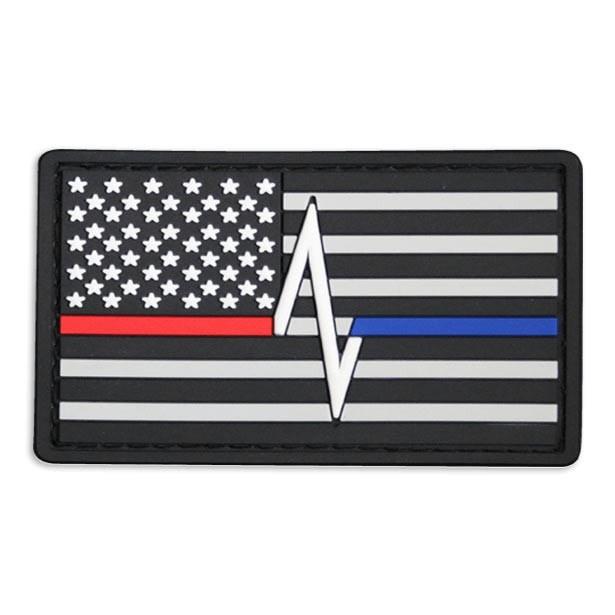 Thin Blue/Red Line PVC Patch Morale Patch® Armory 