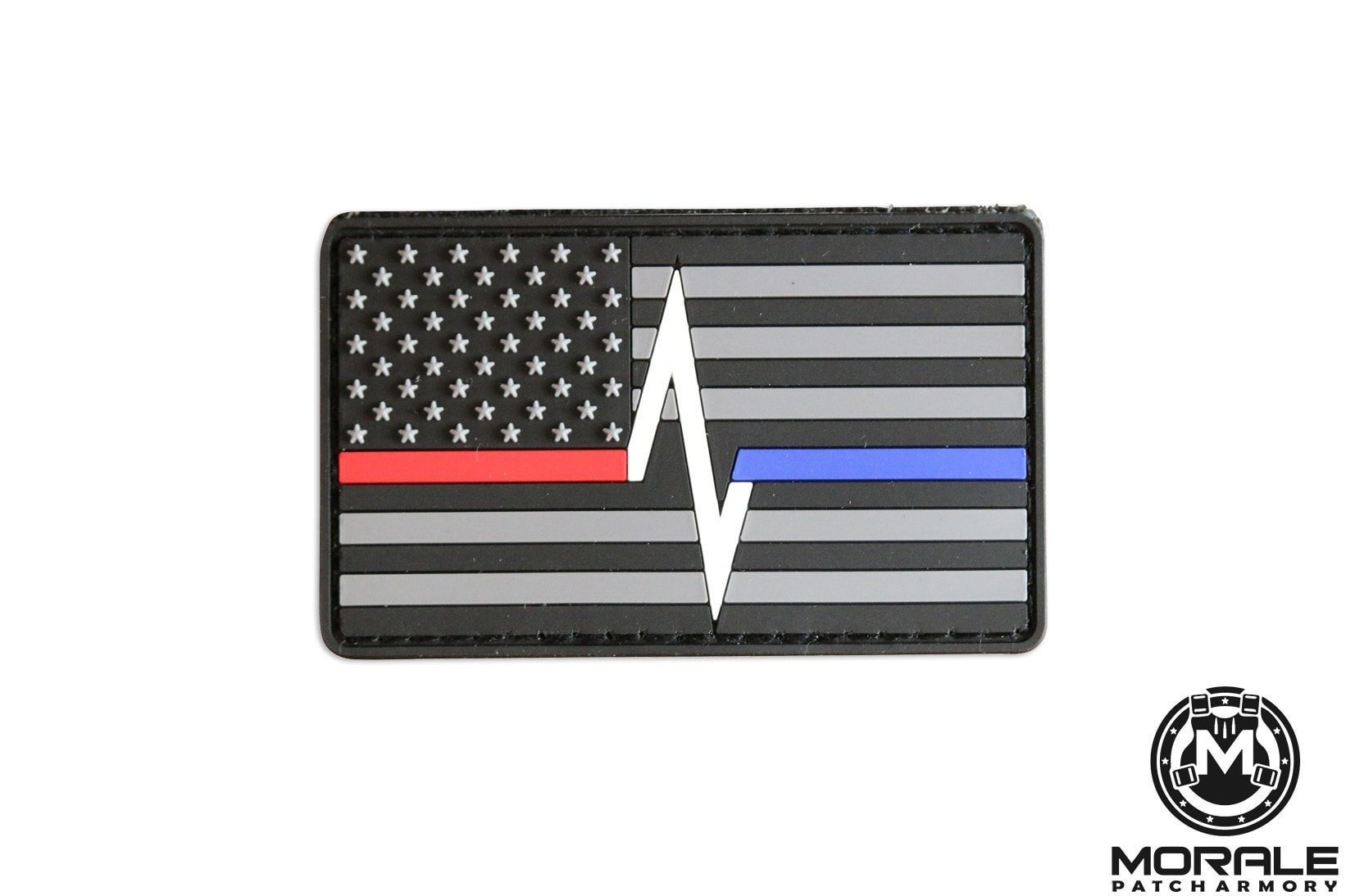 Thin Blue/Red Line PVC Patch Morale Patch® Armory 