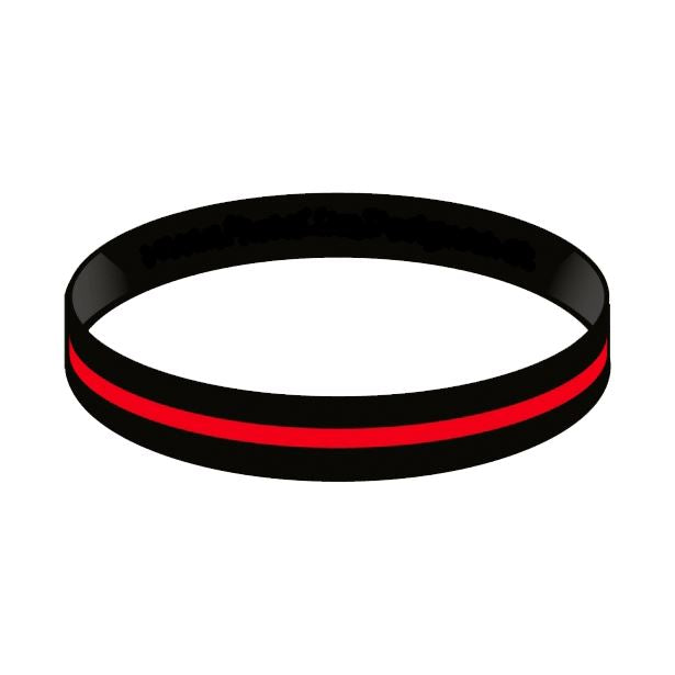 Thin Red Line Bracelet Bracelet Morale Patch® Armory 