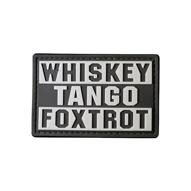 Whiskey Tango Foxtrot PVC Patch Morale Patch® Armory 