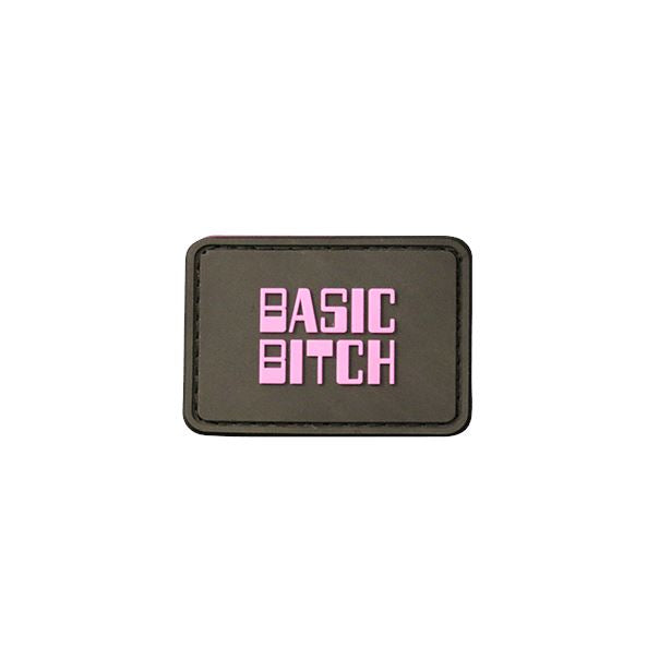 Basic Bitch PVC Patch Morale Patch® Armory Black 