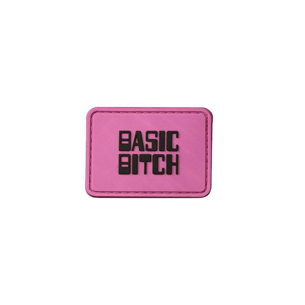 Basic Bitch PVC Patch Morale Patch® Armory Pink 