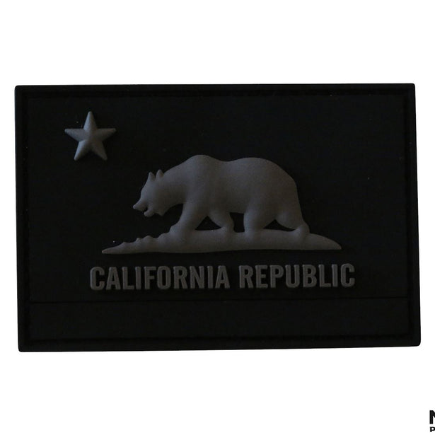 California State Flag 'Murdered' PVC Patch Morale Patch® Armory 