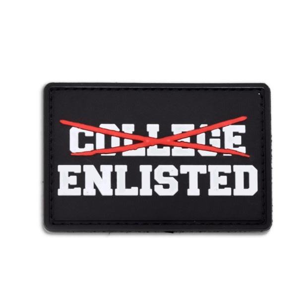 College Enlisted PVC Patch Morale Patch® Armory 