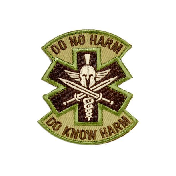 Do No Harm Do Know Harm Embroidered Patch Morale Patch® Armory 