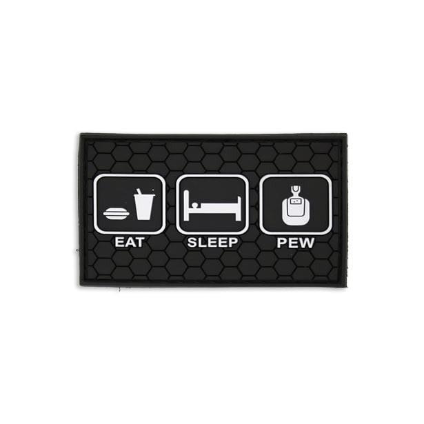 Eat, Sleep, Pew PVC Patch Morale Patch® Armory 