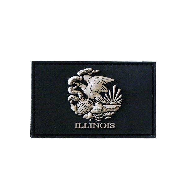 Illinois State Flag PVC Patch Morale Patch® Armory 