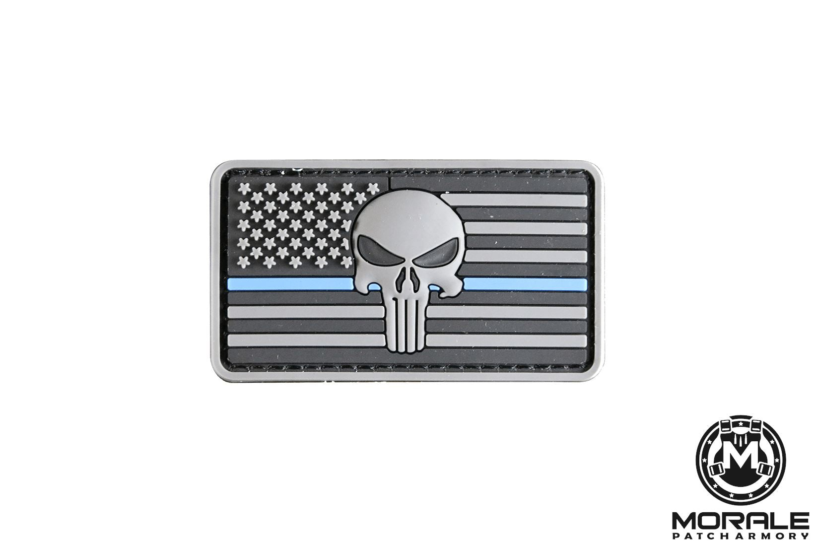 Thin Blue Line Punisher PVC Patch Morale Patch® Armory 